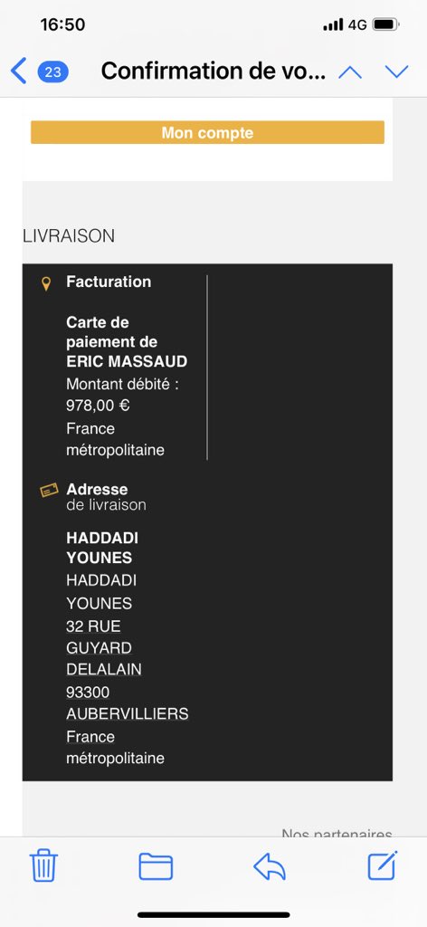 EricMassaud's tweet image. La meilleure arnaque que j’ai reçue par mail à ce jour…
Ils font des progrès petit à petit, méfiance !!!