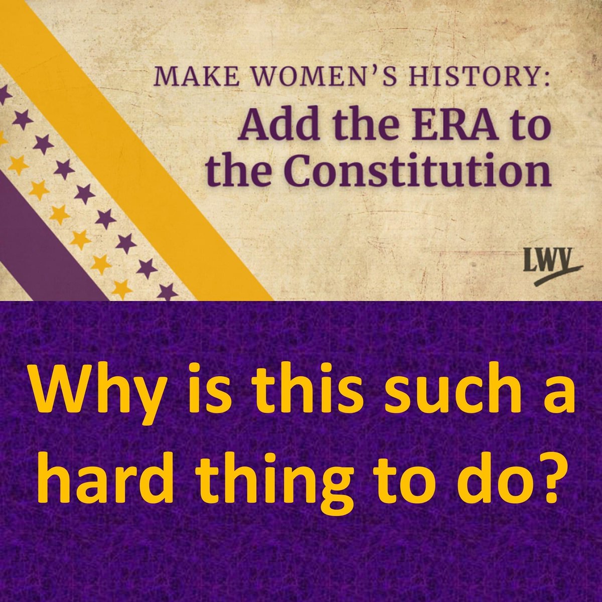 It has been 98 years since the Equal Rights Amendment was first introduced in Congress. It has been 49 years since the ERA was passed by Congress.  And it has been one year since the ERA was ratified by the required 38 states. https://t.co/u8Zu3tobSS https://t.co/YGdFue17rs