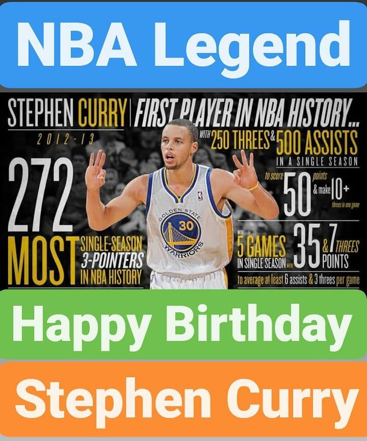 Happy Birthday 
Stephen Curry      
