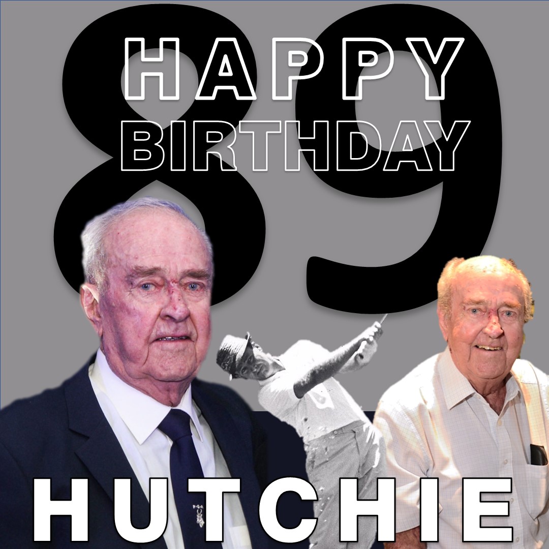 Help us by sending birthday messages "FORE" our PGA Honorary Life President and Master Professional, Denis Hutchinson.  We are all sending you smiles for every special moment of your 89th birthday. #special #birthdays #legend🎉⛳🎁