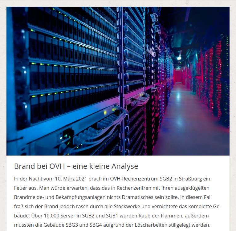 <a href="/tldev_de/">Tobi</a>  und ich haben den Incident bei #OVH mal genauer analysiert:

fiete.io/brand-bei-ovh-…