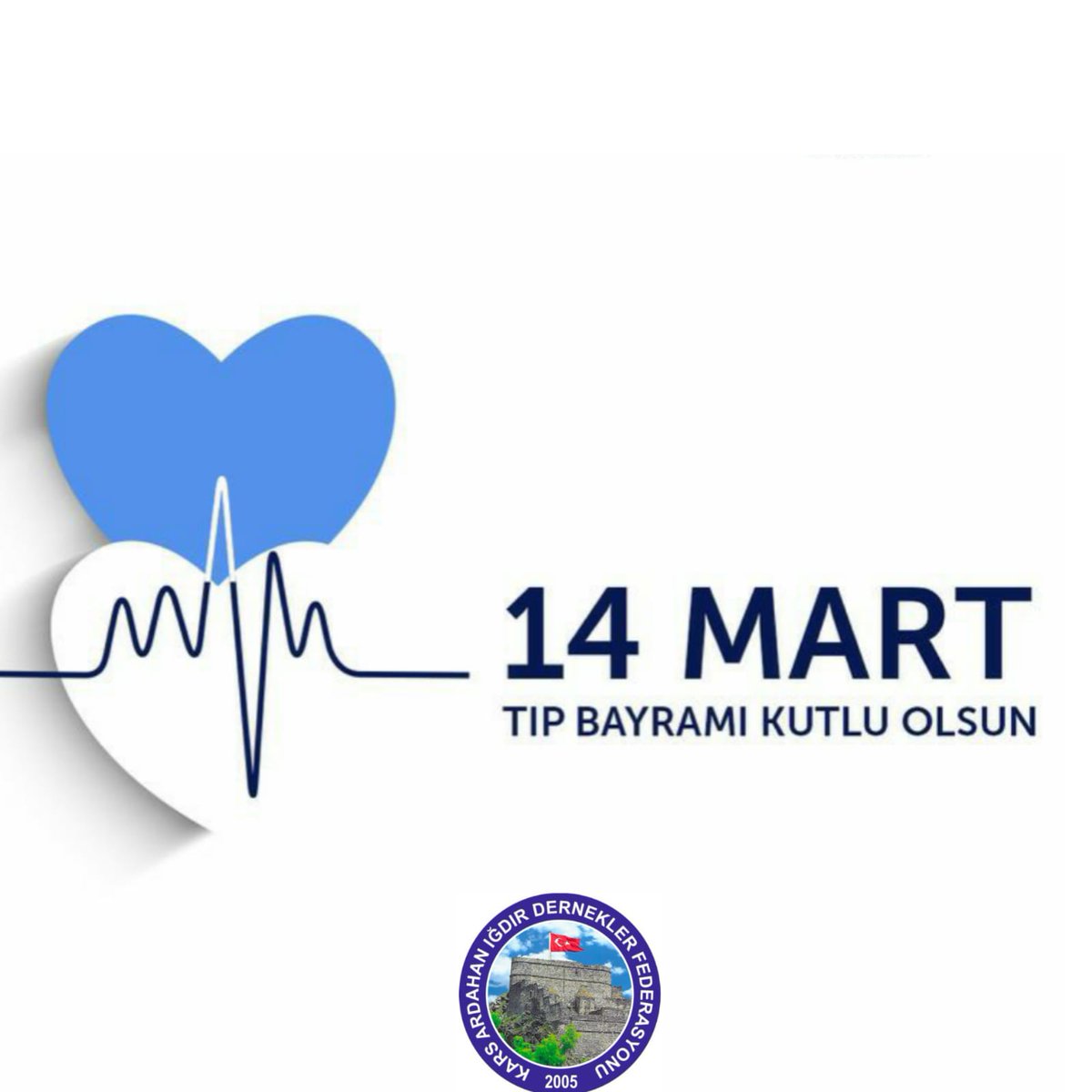 Bizler için gece gündüz demeden çalışan bütün sağlık çalışanlarının 14 Mart Tıp Bayramı Kutlu Olsun. Hakkınız Ödenmez 🙏