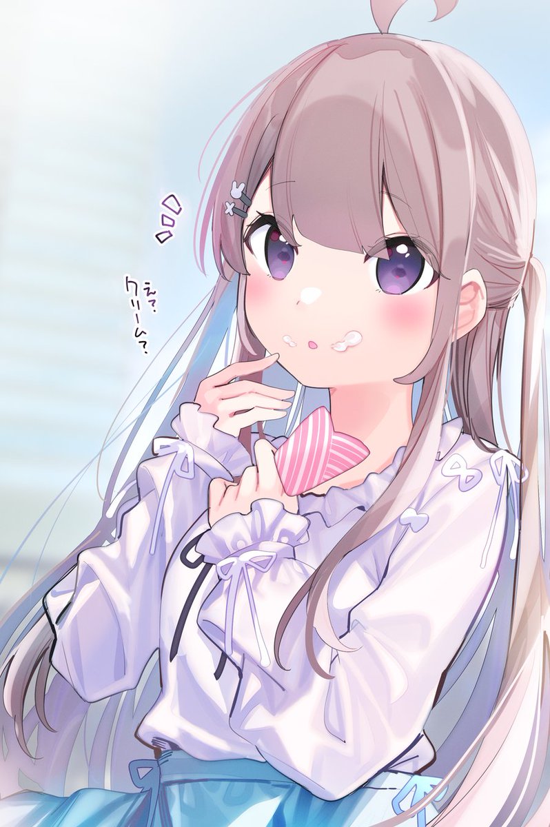 クレープ食べおわった 食べ終わってない クレープ食べおわった 食べ終わってない