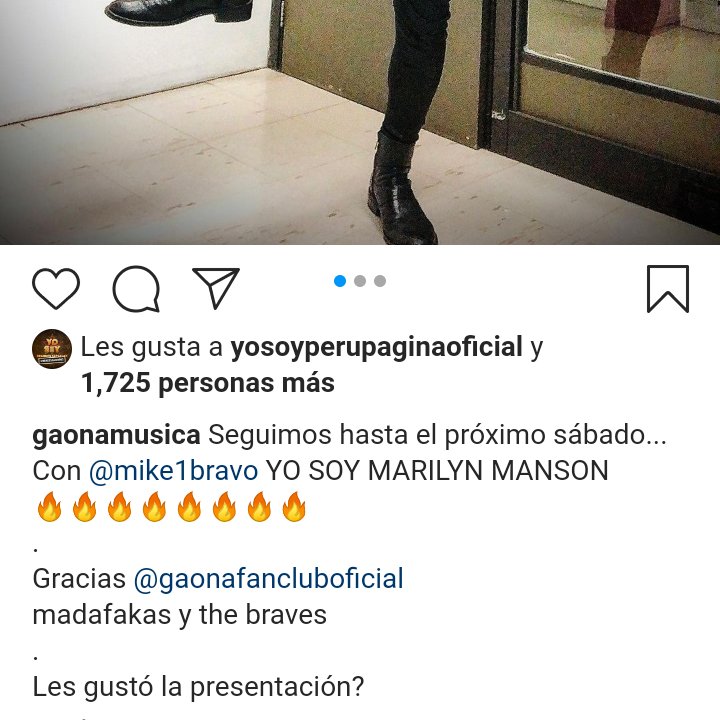 GaonaPublicity's tweet photo. .@gaonamusica via Instagram

#YoSoyGrandesFamosos #MarilynManson 🤘
https://t.co/B9TlpVwesu https://t.co/6Uqxj8gDIN