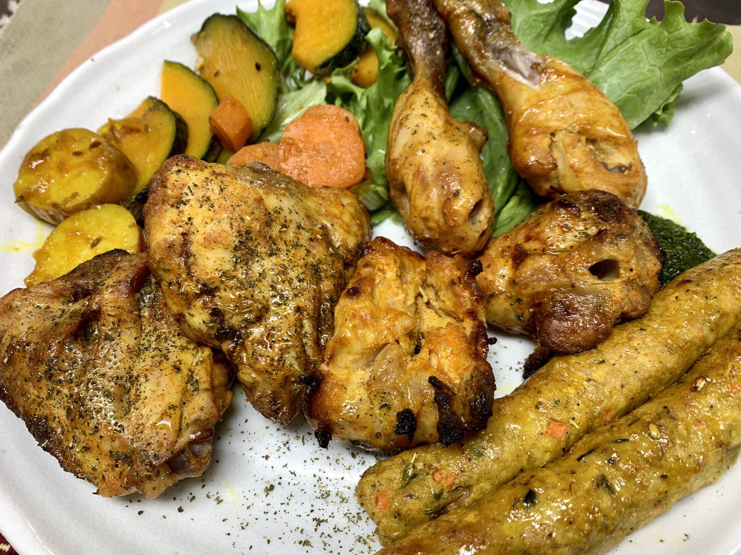 インド家庭料理ラニ カバブプレート タンドリーチキン シークカバブ チキンティッカ T Co Xwkn4b7r3m Twitter