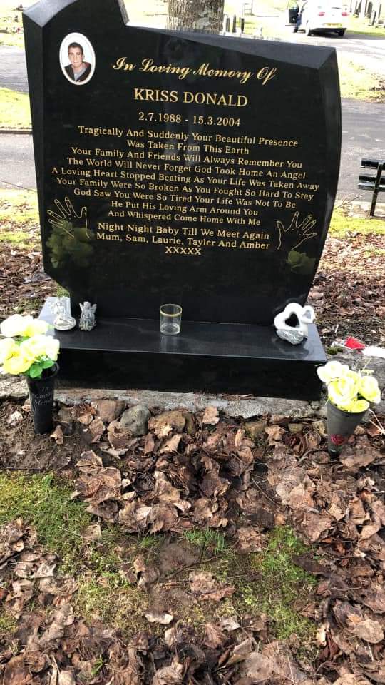 missglasgow88's tweet photo. RIP Kriss Donald 
17 years tomorrow 💔
Will never forget you and the memories we shared. https://t.co/14eK7XLSg5