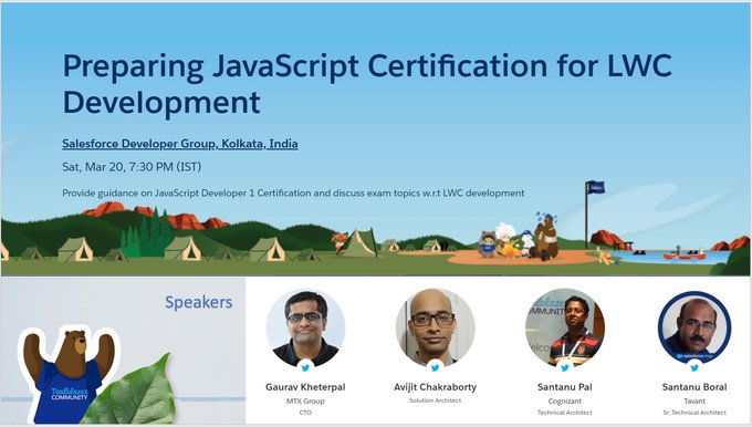 Kolkata Trailblazer Developer Group is arranging an interesting session where practically JavaScript learnings can be applied on day-to-day basis on LWC project development.