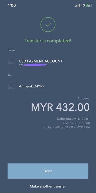 第4次从Pornhub拿到 payment🍖  近期都没什么想拍和剪接, 但看到钱进来, 又有一丝丝动力了🤩  推荐P站的战友们, 领钱用EFT转到本地银行账户. 不要用withdraw to bank<a href="/tag/moonridersworld"class="tags"><span>#moonridersworld</span></a><a href="/tag/lifetoughsexmore"class="tags"><span>#lifetoughsexmore</span></a><a href="/tag/malaysiacouple"class="tags"><span>#malaysiacouple</span></a>