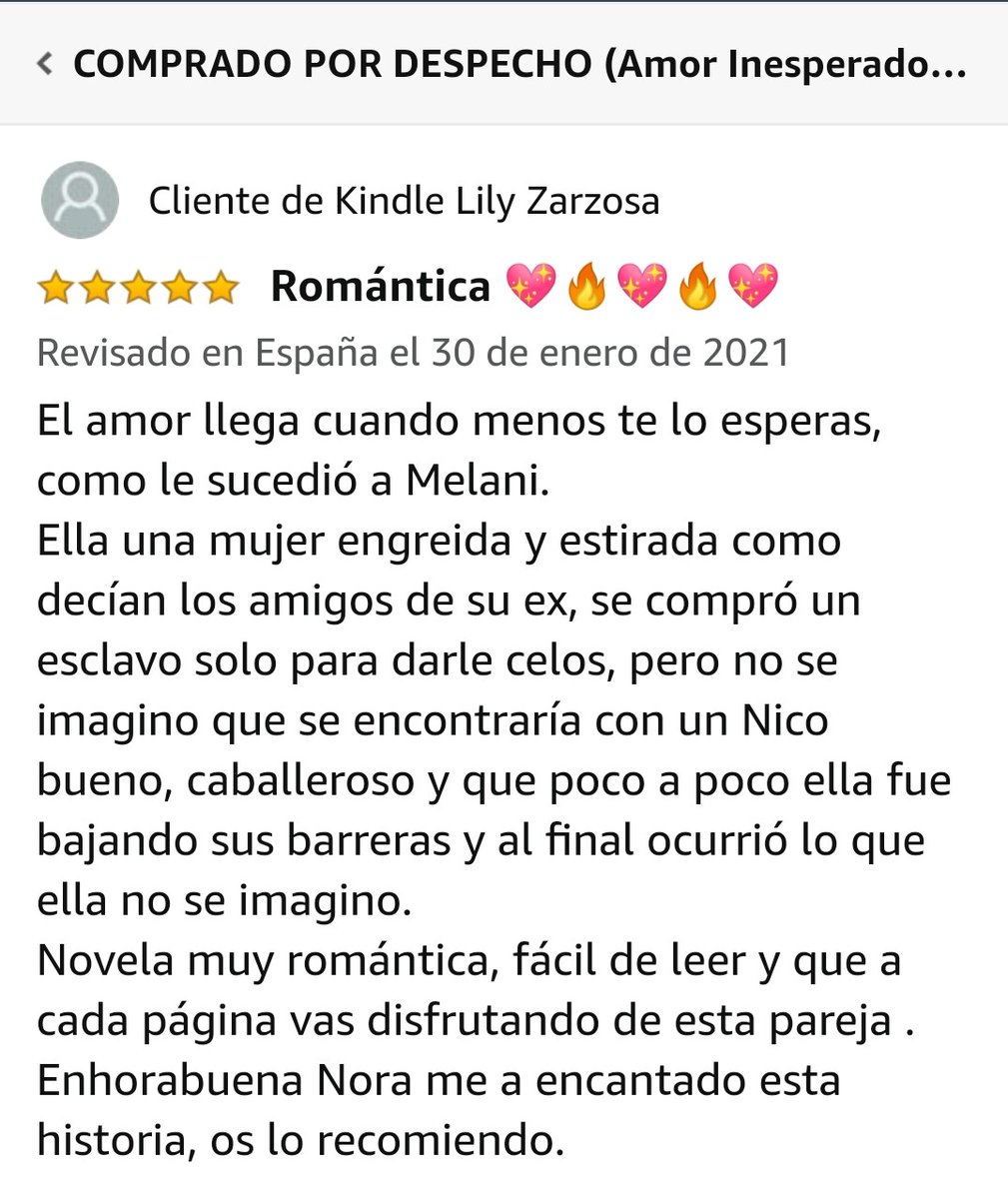 norakrose's tweet photo. ❤️💋Comprado por despecho💋❤️
Romántica, sexy, erótica...
👉 https://t.co/Lpos1PNGbb

#norakrose #compradopordespecho #romántica #erótica #kindleunlimited #libros #ebook #amorinesperado https://t.co/k0NrpTdNPo