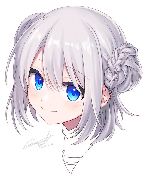 #ホワイトデーは銀髪白髪を愛でる日
白髪銀髪はいいぞ🤍🤍 