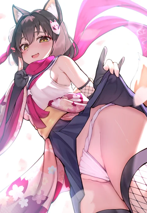 イズナ流忍法 色仕掛けの術❤️
 #ブルアカ 