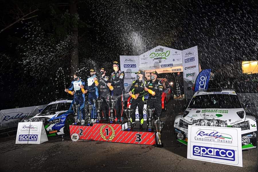 RubnPerez's tweet photo. La aventura de Thierry Neuville y Martijn Wydaeghe en el #CioccoRally se saldaba con victoria.

Los belgas vencían ayer con claridad en la primera prueba del #CIR por delante de Stefano Albertini y de Danilo Fappani(+22.7) y de Giandomenico Basso y Lorenzo Granai(+31.4). #CIR https://t.co/jWcbtNbJlm