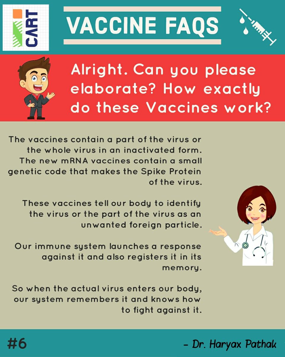 Have tried to address some of the most common misconceptions and fears surrounding the vaccines and their effects.You can download the pdf here:  https://drive.google.com/file/d/1o6K10JGIseOWpqhd9CSEtY5yNLrzqnvt/view?usp=drivesdk2/6