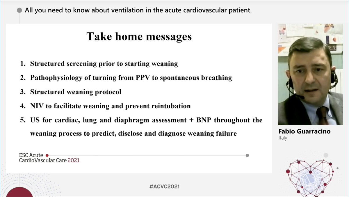 Let's use all tools that we have to predict weaning success from invasive ventilation! #ACVC_ESC #acvc2021