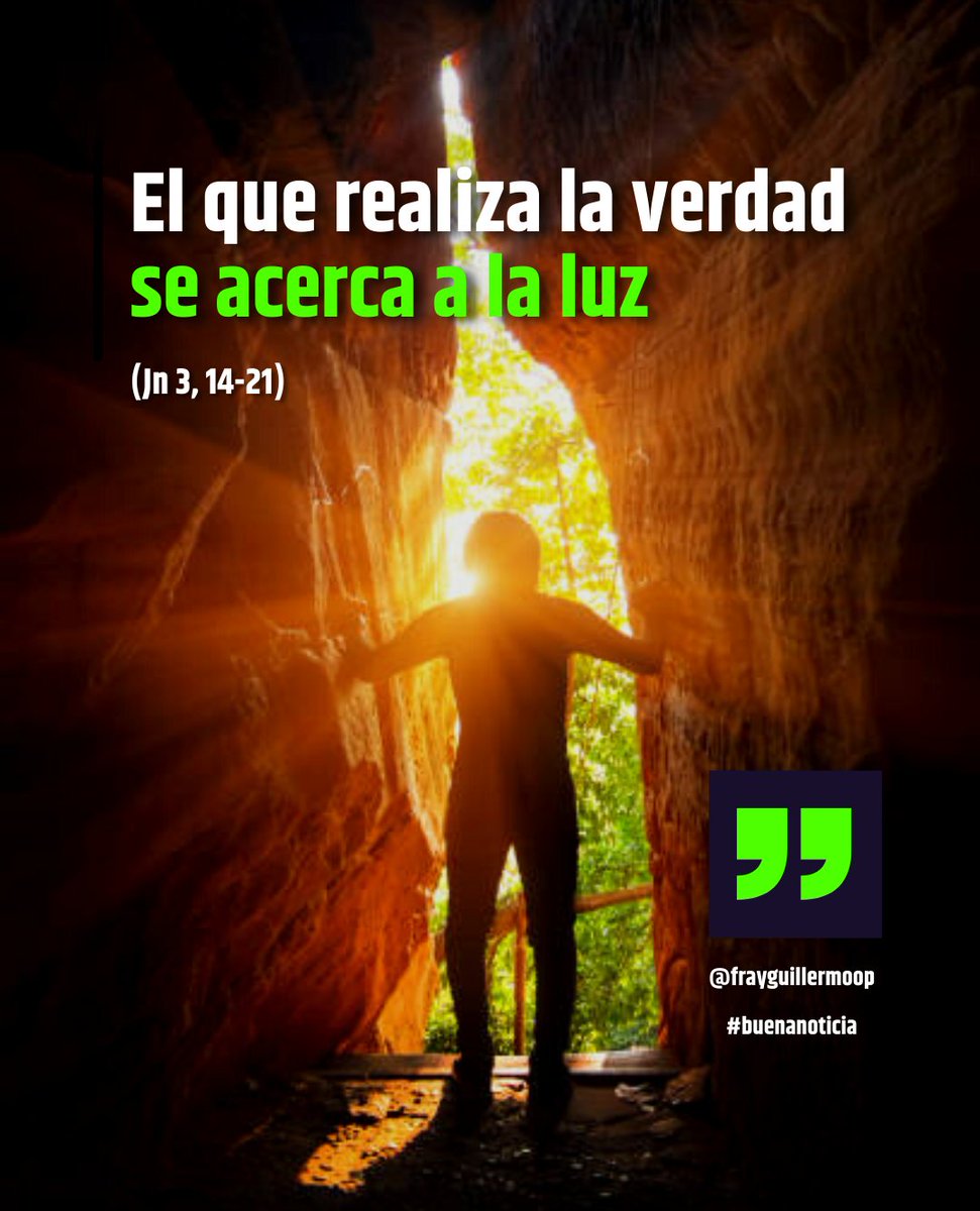 frayguillermoOP's tweet photo. IV Domingo de Cuaresma.

Nicodemo va con Jesús de noche. Su encuentro con Él lo confronta con la verdad: Dios quiere que el mundo se salve, que tú te salves. Ahora, obra el bien y mantente en la luz de Cristo.

#buenanoticia
#ordendepredicadores
#frailesdominicos
#dominicos https://t.co/5QYQ4rNC6v