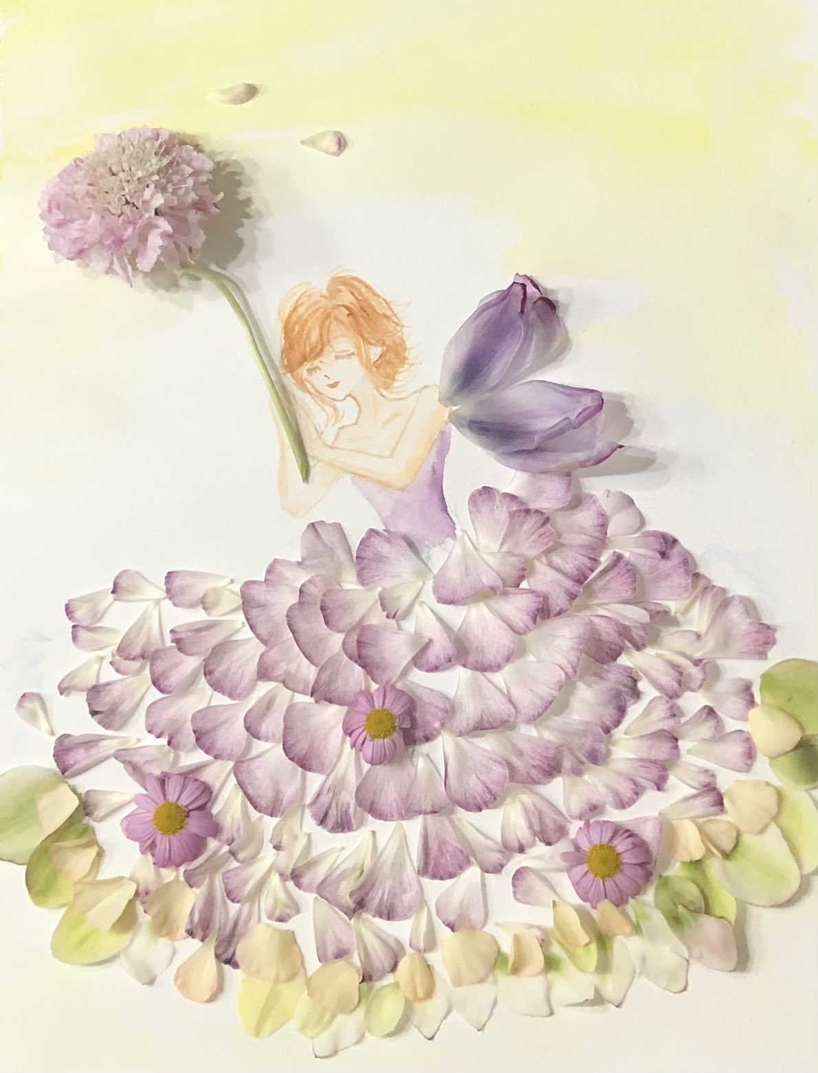 ゆき お絵描き 先週買ったお花の花びらがポロポロと落ちてしまっていたので 絵にしてみました 花 フラワーアート イラスト お絵描き イラスト好きな人と繋がりたい お絵描き好きさんと繋がりたい T Co Pcc3cuuw4i Twitter