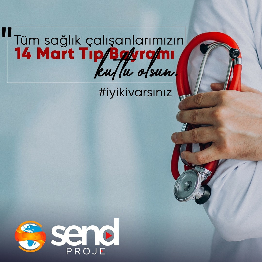 SendProje's tweet photo. Tüm sağlık çalışanlarımızın 14 Mart Tıp Bayramı kutlu olsun.

#doktor #tıpbayramı #14marttıpbayramı #tıp #hemşire #hastane #iyikivarsınız #sağlık #sağlıkçalışanları #medical https://t.co/uDOd6WucE7