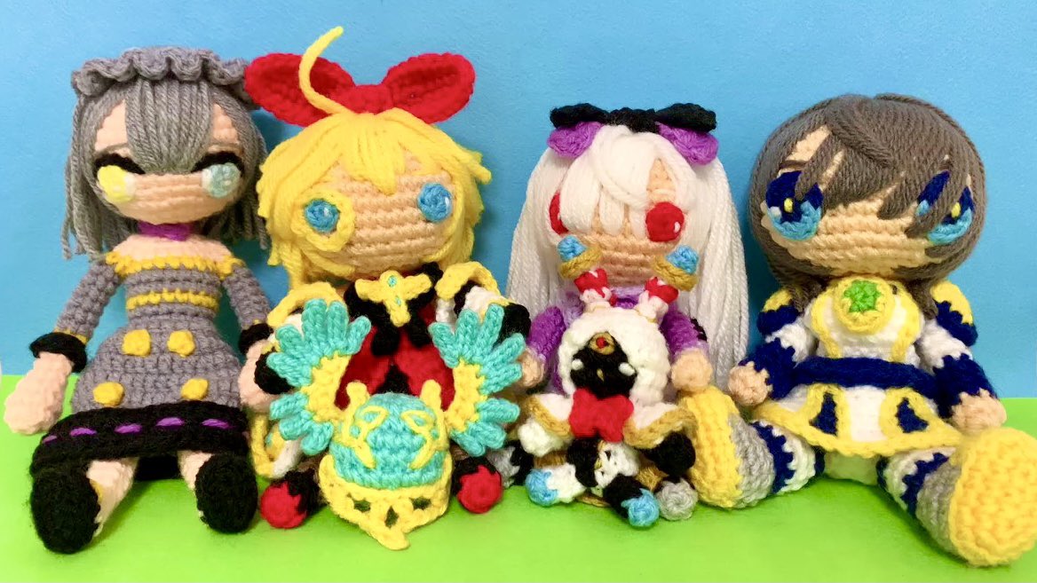 CON955137's tweet photo. 去年のオルベル建国記念日からの1年間で作ったキンスレのあみぐるみです。

#KR2021_建国記念日_ファンアート #キンスレ #ファンアート https://t.co/edj2lRuCKa