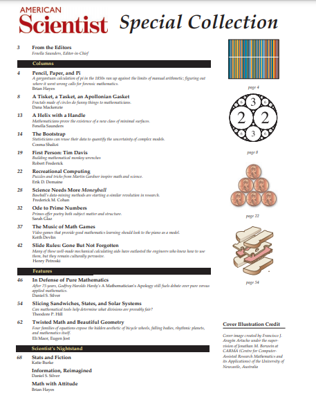 juliomulero's tweet photo. ¡Feliz Día de π! ¡Feliz Día Internacional de las Matemáticas!

Os dejo un especial que ha publicado la revista American Scientist para la ocasión:

https://t.co/WxrtVq1IFL

La bella imagen de la portada es creación de Fran Aragón Artacho, compañero de departamento😍😍 https://t.co/Hq9FU19IFJ
