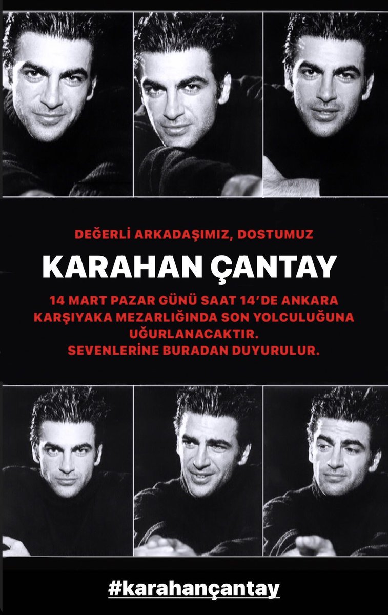 Nur içinde uyu, mekanın cennet olsun dev yürekli koca çocuk 🙏🏻💙 #karahancantay