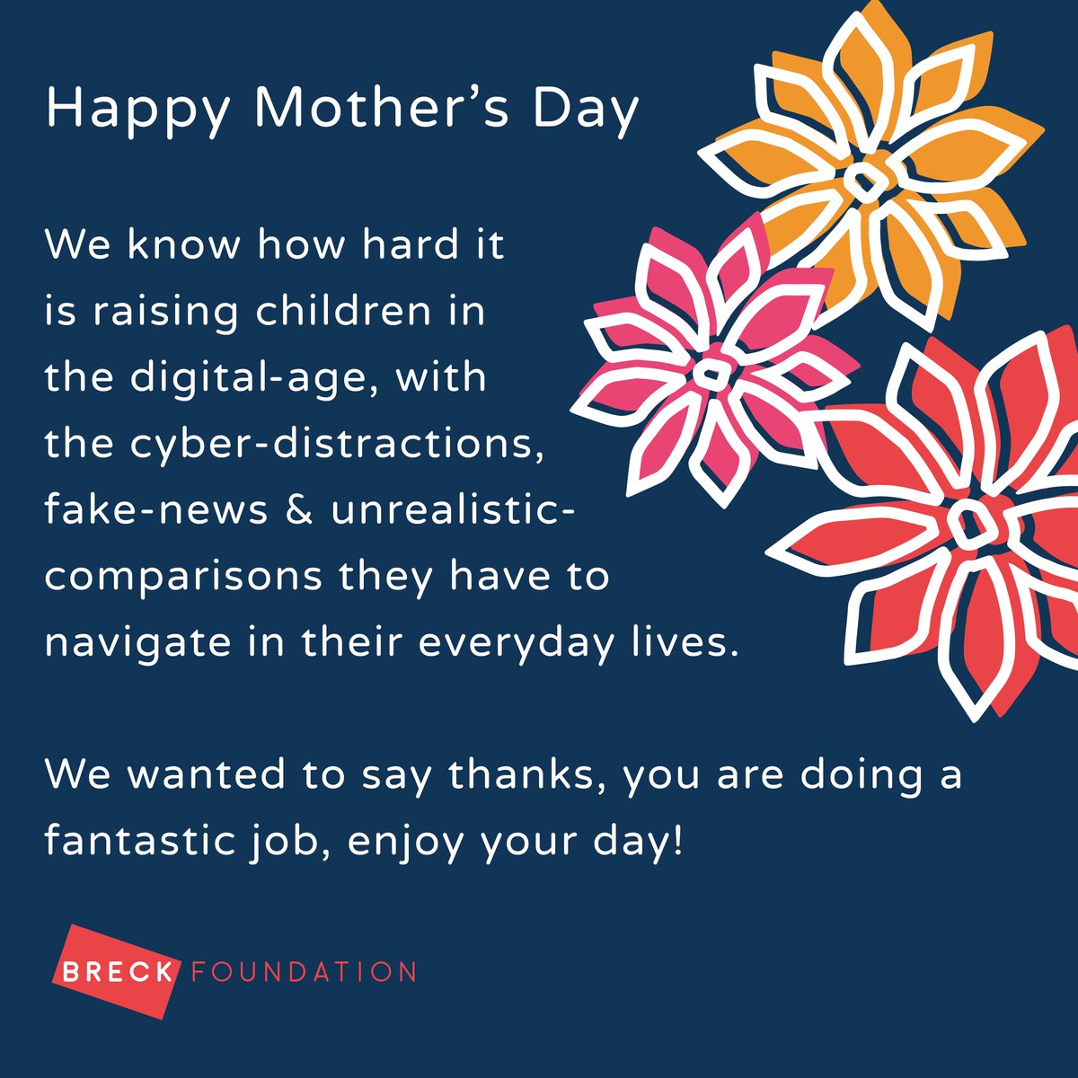 Feel free to share this to show your appreciation! #mothersday #motheringsunday #thanksmum #cybersafety #onlinesafety  #parenting #parents #noguilt #playvirtuallivereal #digitalgeneration