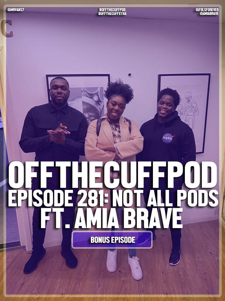OFFTHECUFFPOD's tweet photo. 💢NEW PODCAST ALERT💢

EP 281 ‘Not All Pods’ ft @AmiaBrave 

📌#MothersDay2021 
📌R&amp;B singers in the rain
📌Peng Black Girls remix &amp; erasure
📌R.I.P Sarah Everard
📌#NotAllMen 
📌PLUS MORE 

RT🤘🏾

LINKS :: https://t.co/hWLp4SkU8p

https://t.co/wl5VIM9LaU

https://t.co/aSxZMLbLgC https://t.co/ExZGQA4vWk