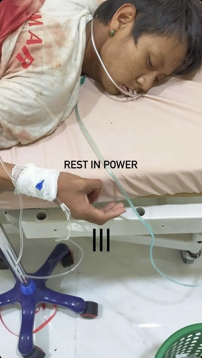 Yun Waddy (@yunwaddylm) on Twitter photo Three finger salute till the end. 💔 we must fight. We must win for them. Justice must prevail for our heroes. #WhatsHappeningInMyanmar #Mar14Coup <a href="/YourAnonCentral/">Anonymous</a> <a href="/freya_cole/">Freya Cole</a> <a href="/ChannelNewsAsia/">CNA</a> <a href="/MayWongCNA/">May Wong</a> <a href="/BBCWorld/">BBC News (World)</a> <a href="/UNinMyanmar/">United Nations in Myanmar</a> <a href="/POTUS/">President Donald J. Trump</a> <a href="/DeptofDefense/">Department of Defense 🇺🇸</a> Three finger salute till the end. 💔 we must fight. We must win for them. Justice must prevail for our heroes. #WhatsHappeningInMyanmar #Mar14Coup <a href="/YourAnonCentral/">Anonymous</a> <a href="/freya_cole/">Freya Cole</a> <a href="/ChannelNewsAsia/">CNA</a> <a href="/MayWongCNA/">May Wong</a> <a href="/BBCWorld/">BBC News (World)</a> <a href="/UNinMyanmar/">United Nations in Myanmar</a> <a href="/POTUS/">President Donald J. Trump</a> <a href="/DeptofDefense/">Department of Defense 🇺🇸</a>