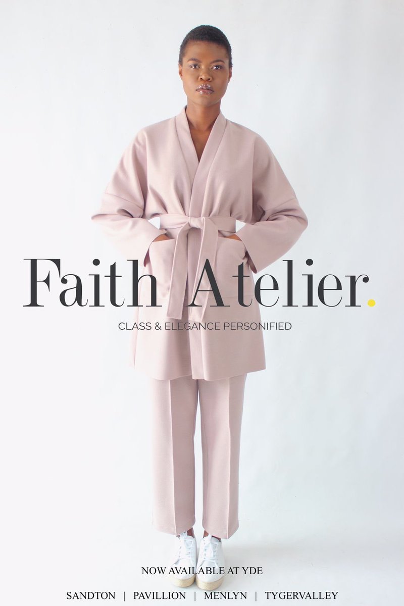 AtelierFaith's tweet photo. Every @AtelierFaith piece is manufactured in SA using high-end fabrics that are carefully selected for uncompromised product quality. 

Shop our #FW21 range at YDE Sandton City, The Pavillon, TygerValley &amp; Menlyn Park.

#FaithAtelierYDE https://t.co/Fdr97YcoHZ