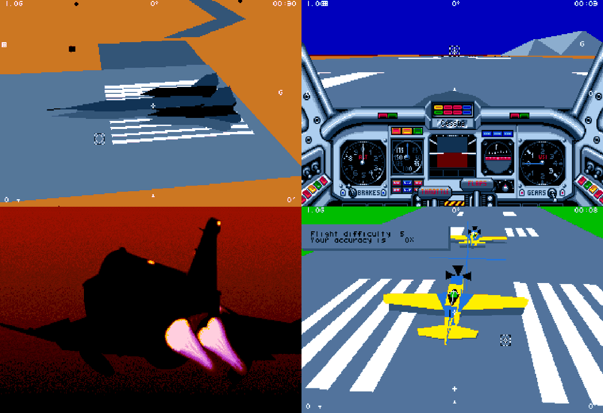 rexthedogge's tweet photo. There were a few Chuck Yeager games, I think I had the very first one, I never really got on with it as it jumped from Plane 2 Plane quickly, but the flight model was very good

#amiga1200 #EC64Forum #atarist #retrogaming #amiga #retrogames #retrogamer #commodore #amiga500 #16bit https://t.co/QLApm3OM0B