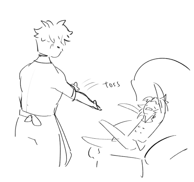 tosses a drunk lanchan 