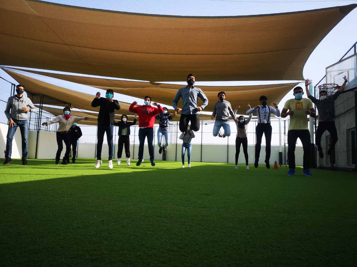 Year 13 Analysis and Approaches. Higher Level students jumping for Mathematics!

#DreamInspireAchieve #Year13 #math #RealLifeProblems #IB #Analysis #DubaiSchools  #InThisTogether  #TeachUAE #LearningNeverStops #Responsibility
