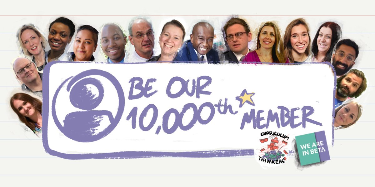 NiallAlcock's tweet photo. 1 yr ago we had 0 members. Today we could hit 10,000

For a chance to win a full membership to Curriculum Thinkers Community for you, our 10,000th member AND both your schs...

like &amp; RT this tweet

Psst: don't forget whose RT you saw. See why👇

https://t.co/orPEBIWQAk https://t.co/CFFtumVILS