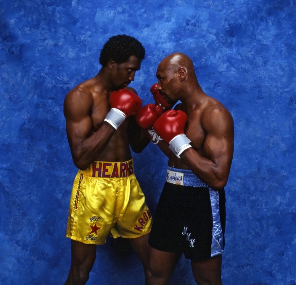 MarvelousMike94's tweet photo. Crushed to hear my favorite boxer & one of the greatest middleweights of all time, Marvelous Marvin Hagler has passed away at 66...his Superfight with Tommy Hitman Hearns in 1985 is still the greatest 3 rounds of boxing you’ll ever see...#RIPMarvelous #MarvelousMarvinHagler https://t.co/DCS1iJM48i