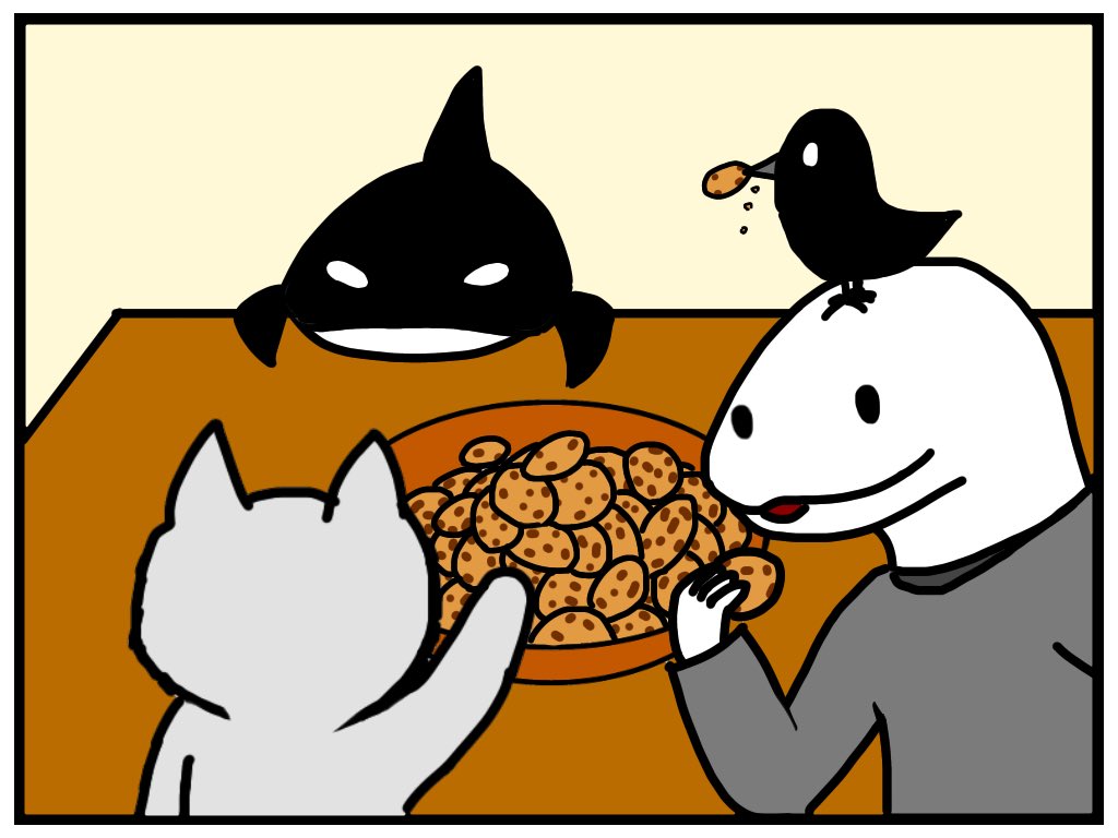 白蛇 つぶやきイラスト家 ホワイトデー クッキーパーティーする日 白ヘビさんが通過します へび からす ねこ シャチ 日常 お菓子 イラスト好きな人と繋がりたい 絵描きさんとつながりたい バレンタインとか関係ない 白蛇 つぶやきイラスト家 ホワイトデー クッキーパーティーする日 白ヘビさんが通過します へび からす ねこ シャチ 日常 お菓子 イラスト好きな人と繋がりたい 絵描きさんとつながりたい バレンタインとか関係ない