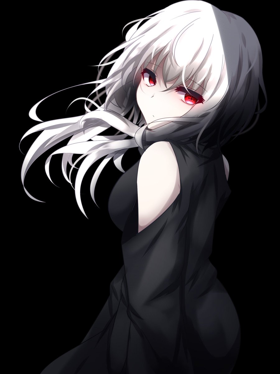 Bell ホワイトデーは銀髪白髪を愛でる日 白髪黒服モノクロ少女 T Co Ynibt0fi6c Twitter