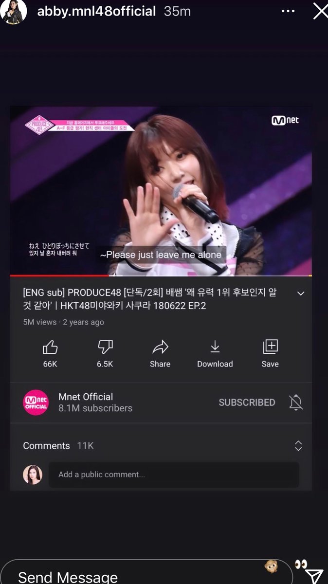 kchaelvr's tweet photo. Im in middle of crying when I saw MNL48 Abby hinting something https://t.co/Xsw2AD6OjO