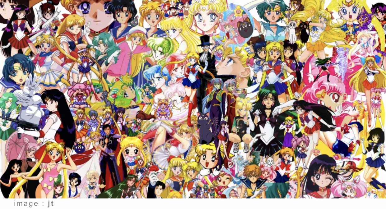 Cha Bo これはコラージュアプリto Beの作例だけども アニメコラージュではピンクが目立つが 分量としてはそこまでピンクピンクしてはいないな T Co Adjmnk1d9c Twitter