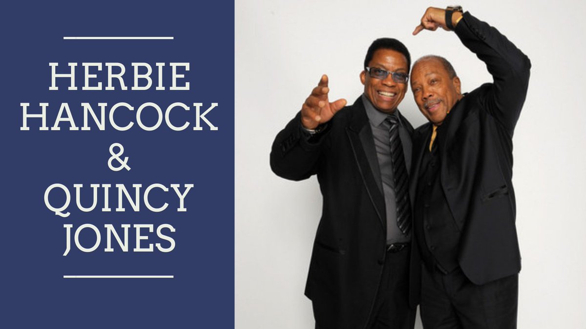 Happy birthday, Quincy Jones! 
#jazz #QuincyJones #HerbieHancock #jazzlegend