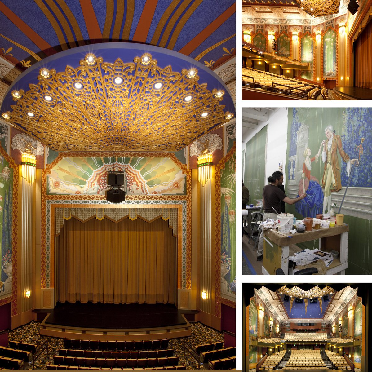 😍 Ever admired the over-the-top interiors of Art Deco buildings? 

Then you’re sure to enjoy this Wednesday’s captivating, behind-the-scenes look into the process of restoring the world's most important Art Deco treasures! 

Check out artdeco.org/evergreene-art… for all the details.