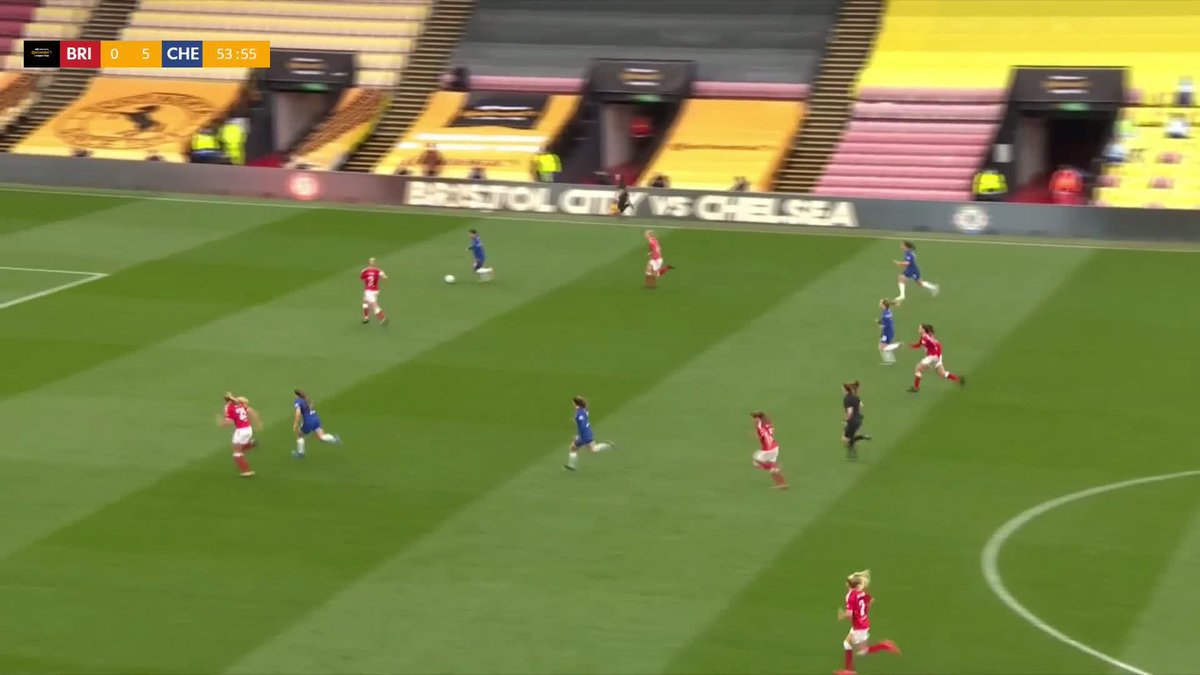 It's another goal for @ChelseaFCW and this time it's @guro_reiten who gets on the scoresheet! 

A FOURTH assist for @frankirby! 🔥

📺 @btsport 🇬🇧 / FA Player 🌎