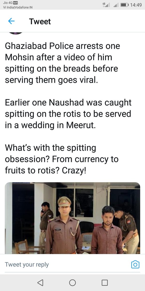 Deepakj2211's tweet photo. @drkafeelkhan @wajihulla Cn u guess what psychology mohsin is following.
Hv u seen anybody feeling shame abt dis act by dis muslim https://t.co/3eG2YneBqK
