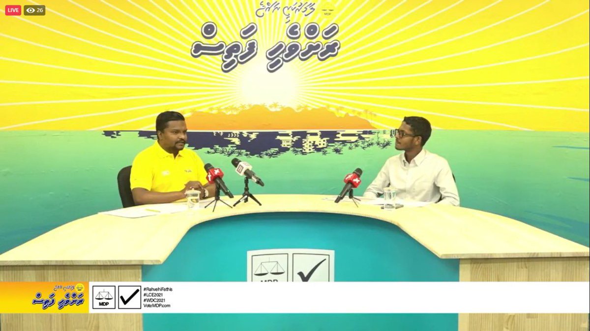 AmnaShath's tweet photo. #RahvehiFathis 'Talkshow' with Anas #AskMayor #LCE2021 #WDC2021 @anasabdulsattar https://t.co/5gYKpDlKaA