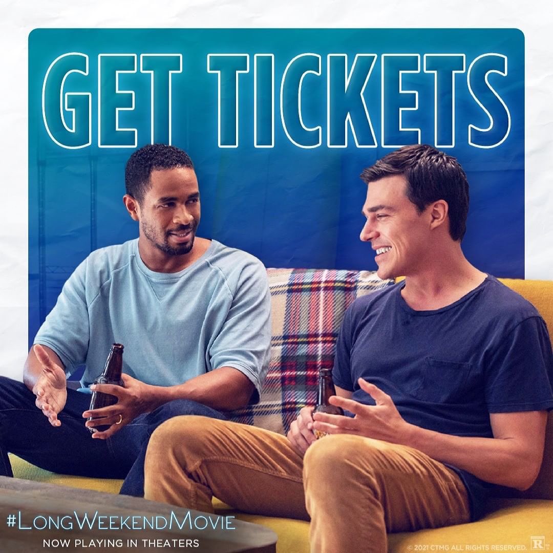 LongWMovie's tweet photo. Don’t miss the chance to see @wayansjr and @finnwittrock’s bromance on screen! Get tickets to see #LongWeekendMovie - now playing only in theaters. Link in bio. https://t.co/IfbSao6CAa