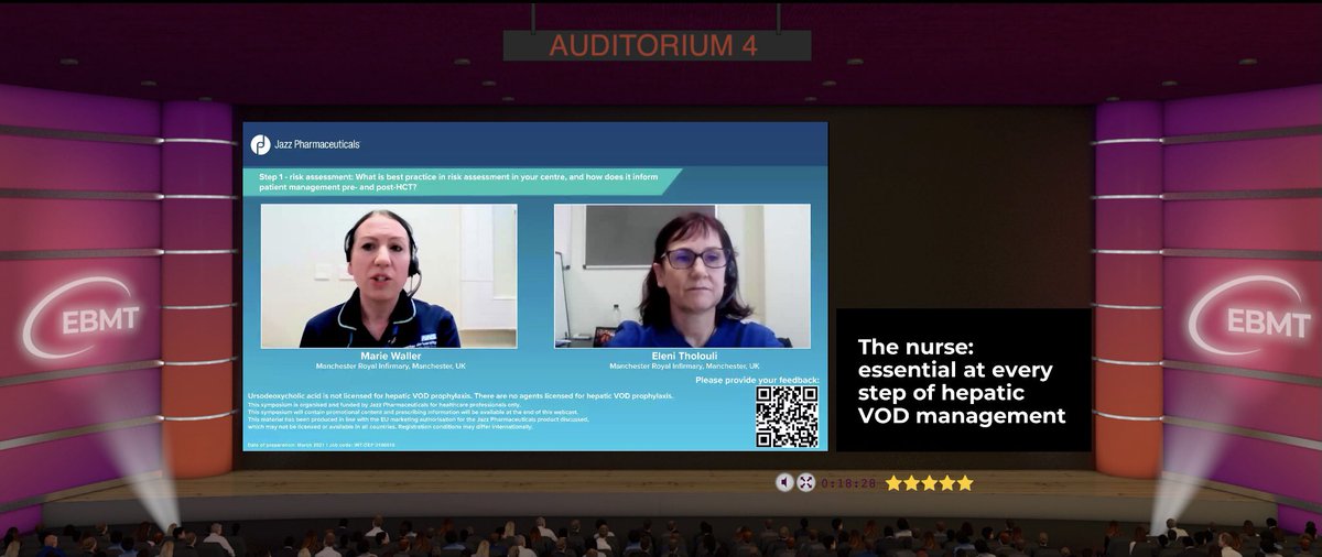 Marie Jones (@mariejones79) on Twitter photo Dr Tholouli and myself discussing ‘VOD the MDT perspective’ live now at the <a href="/JazzPharma/">Jazz Pharmaceuticals</a> nursing symposium at EBMT <a href="/JazzPharma/">Jazz Pharmaceuticals</a> <a href="/TheEBMT_Nurses/">EBMT Nurses</a> <a href="/manchesterhaem/">Manchester Haematology</a> <a href="/ImsMri/">IMS.MRI</a> <a href="/TheEBMT/">The EBMT</a> #ebmt2021 Dr Tholouli and myself discussing ‘VOD the MDT perspective’ live now at the <a href="/JazzPharma/">Jazz Pharmaceuticals</a> nursing symposium at EBMT <a href="/JazzPharma/">Jazz Pharmaceuticals</a> <a href="/TheEBMT_Nurses/">EBMT Nurses</a> <a href="/manchesterhaem/">Manchester Haematology</a> <a href="/ImsMri/">IMS.MRI</a> <a href="/TheEBMT/">The EBMT</a> #ebmt2021