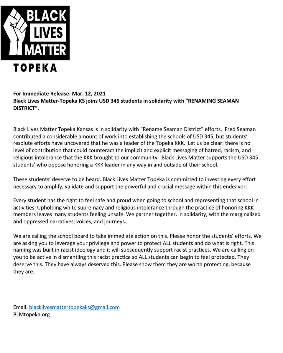 Black Lives Matter Topeka Ks (@topekablm) on Twitter photo 