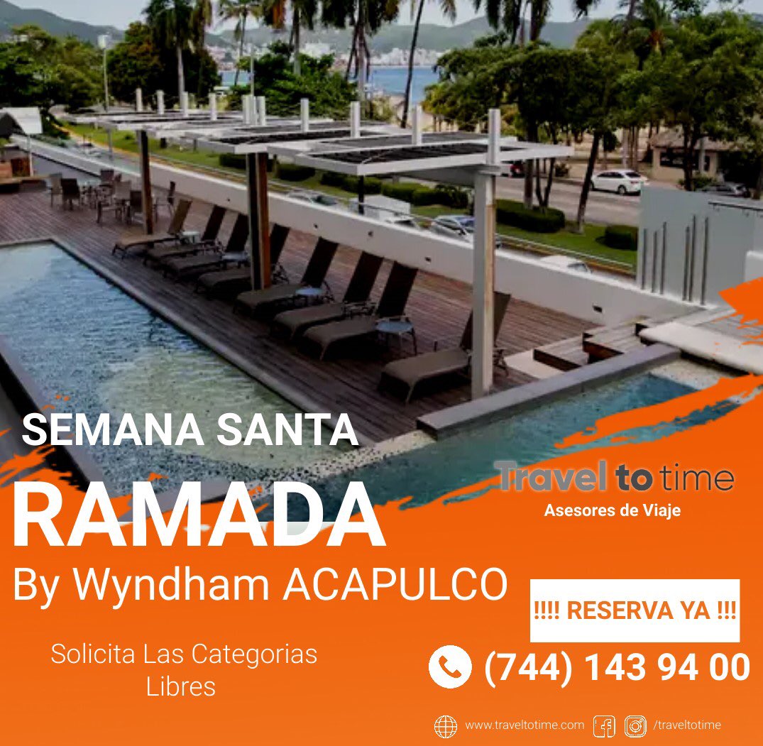 Hotel Ramada By Wyndham #Acapulco 
Habitación libre de humo, que cuenta con cocina con refrigerador, estufa y microondas.
Además el personal de recepción  disponible las 24 hrs apoyando con todo lo que necesitas. 
 📲 744 143 9400  o dale clic al enlace bit.ly/Hotel-Ramada-A…
