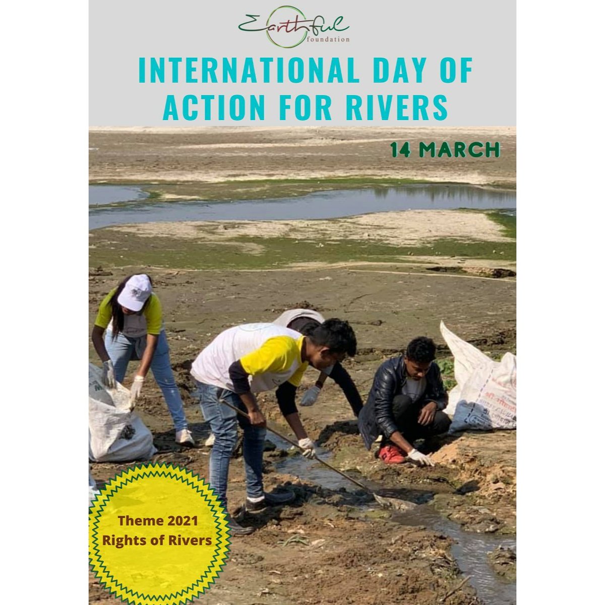 Let us educate one another about the threats our rivers are facing, and learn about better ways of water and energy solutions.

#internationaldayofactionforrivers
#saverivers #beearthful #earthfulfoundation #dayofactionforrivers #rightsofrivers