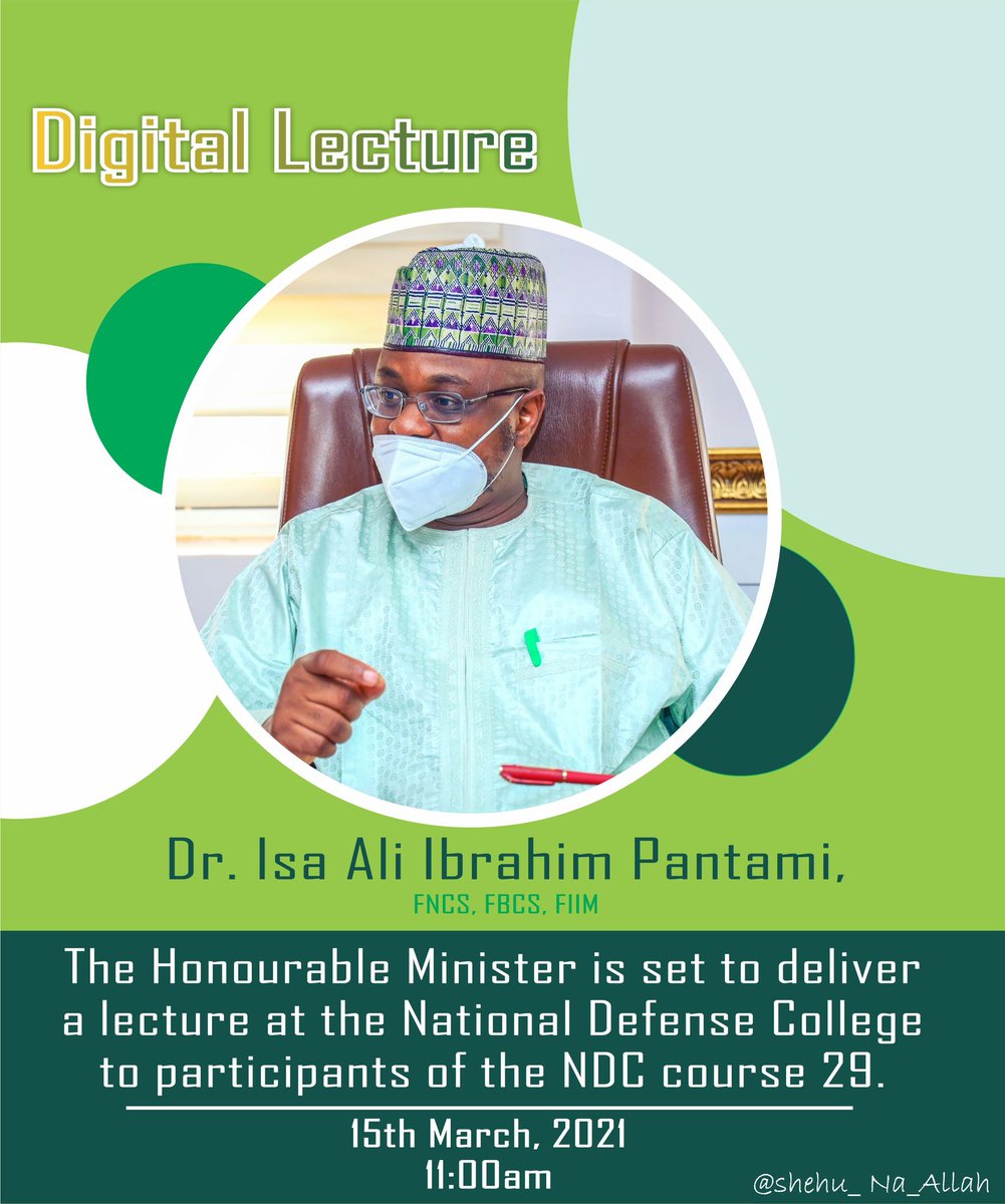 ShehuNaAllah_'s tweet photo. #Invitation to #DigitalLecture
From My Computer
@DrIsaPantami https://t.co/vEBmtRlSUi