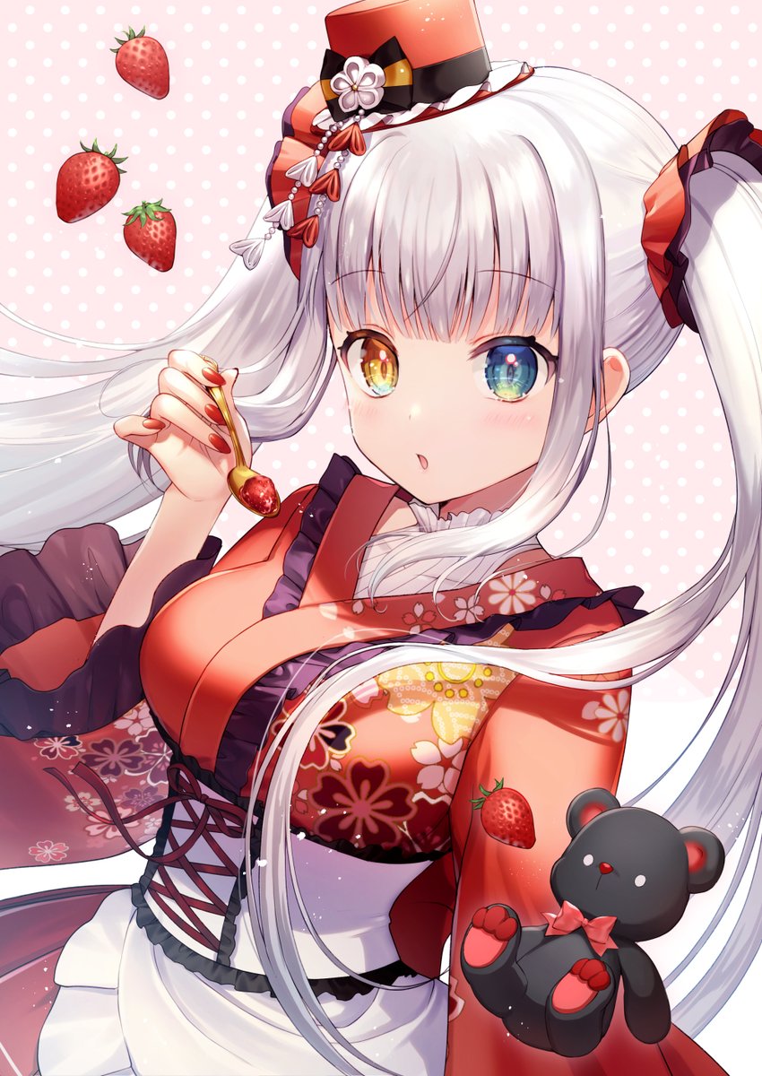 「#ホワイトデーは銀髪白髪を愛でる日 」|ももしき🍑🧁のイラスト