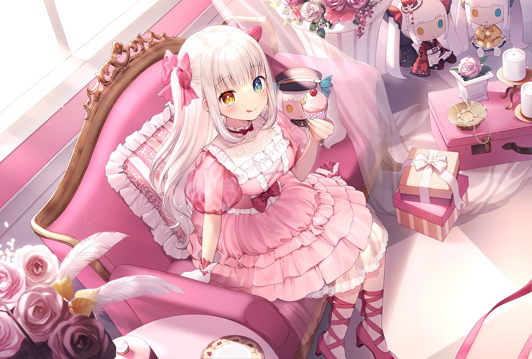 「#ホワイトデーは銀髪白髪を愛でる日 」|ももしき🍑🧁のイラスト